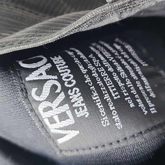 Versace Jeans Couture Coated Textured High Waisted Pants - Picture 11 of 13